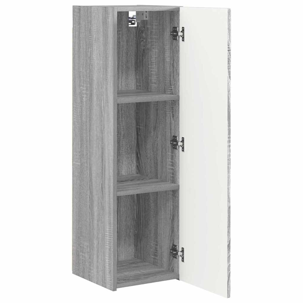 TV-Wandschrank 2 stk. Sonoma-Grau Holzwerkstoff