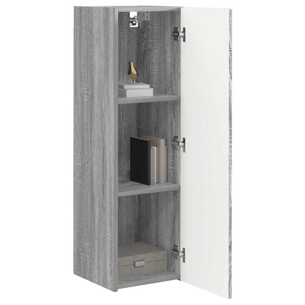 TV-Wandschrank 2 stk. Sonoma-Grau Holzwerkstoff