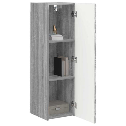 TV-Wandschrank 2 stk. Sonoma-Grau Holzwerkstoff