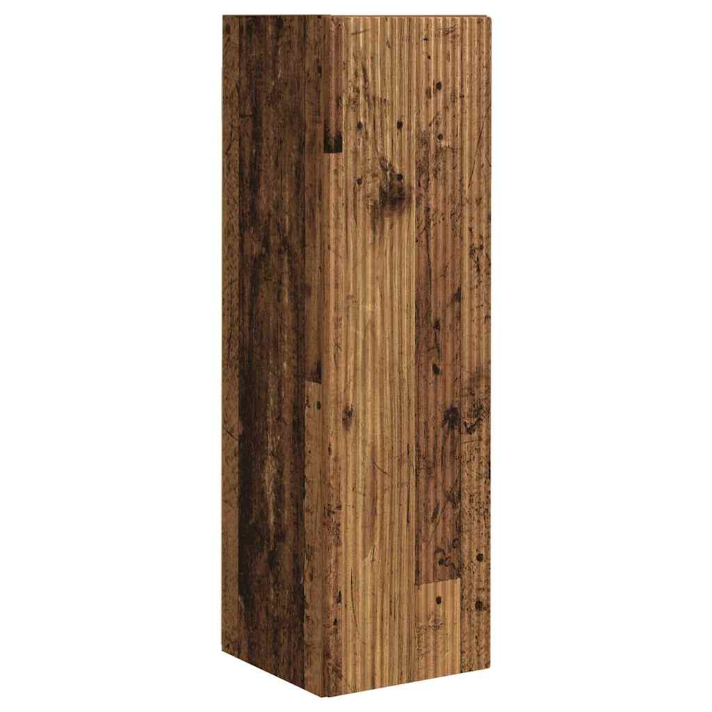 TV-Wandschrank 2 stk. Altholz Holzwerkstoff