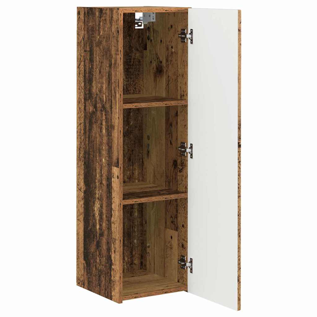 TV-Wandschrank 2 stk. Altholz Holzwerkstoff