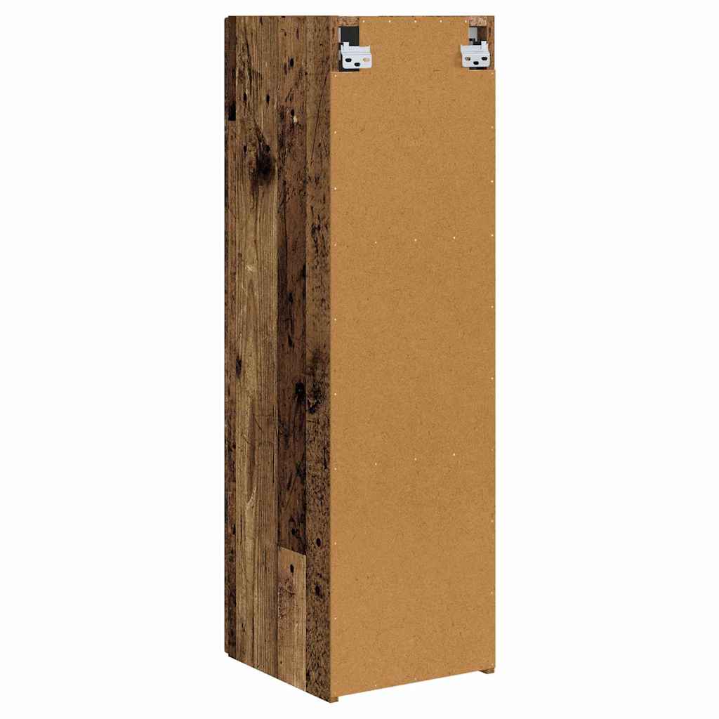 TV-Wandschrank 2 stk. Altholz Holzwerkstoff