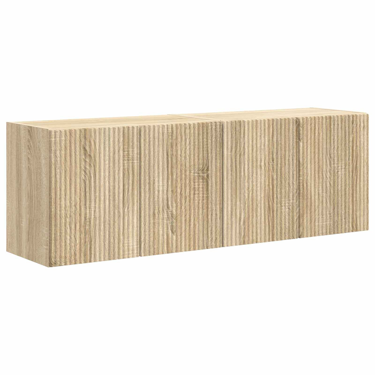 TV-Wandschrank 2 stk. Sonoma-Eiche Holzwerkstoff
