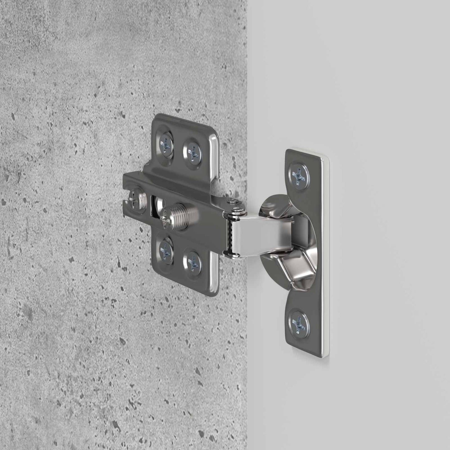 TV-Wandschrank 2 stk. Betongrau Holzwerkstoff