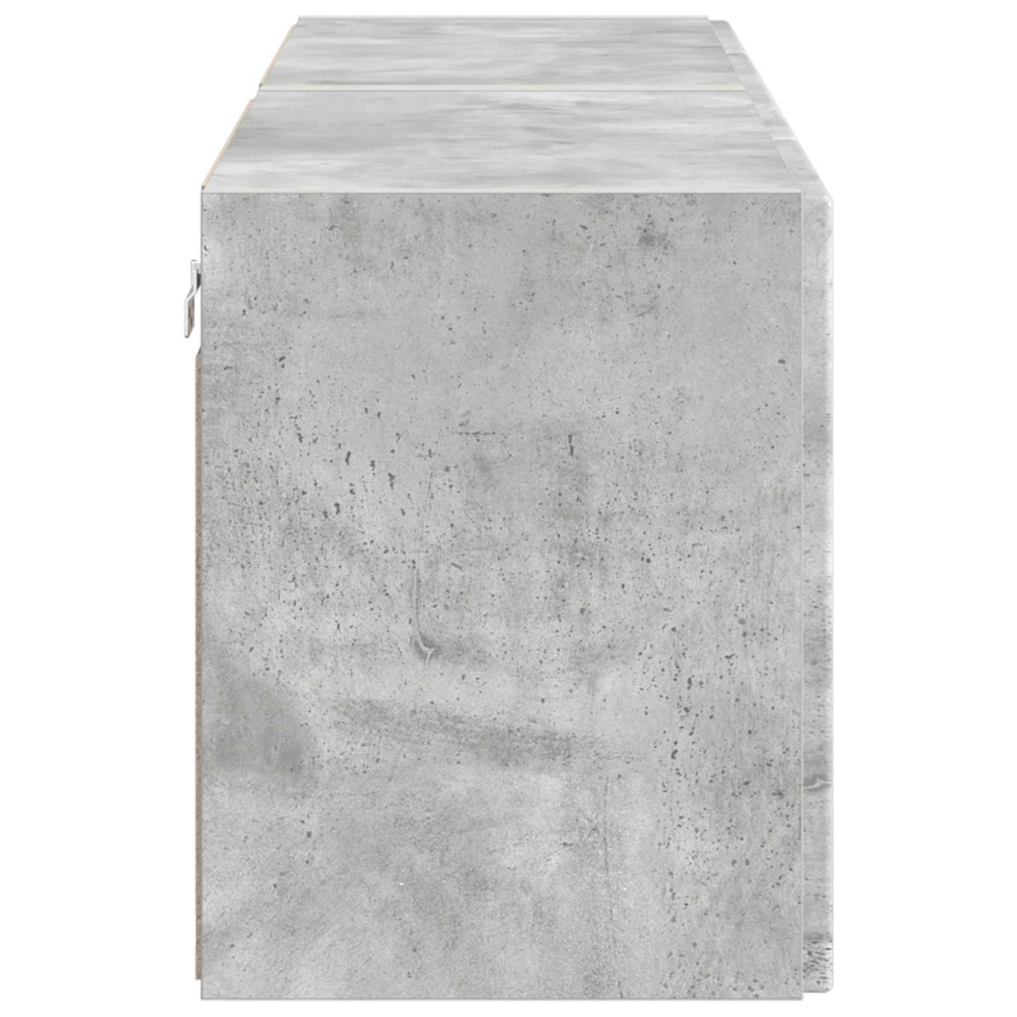 TV-Wandschrank 2 stk. Betongrau Holzwerkstoff