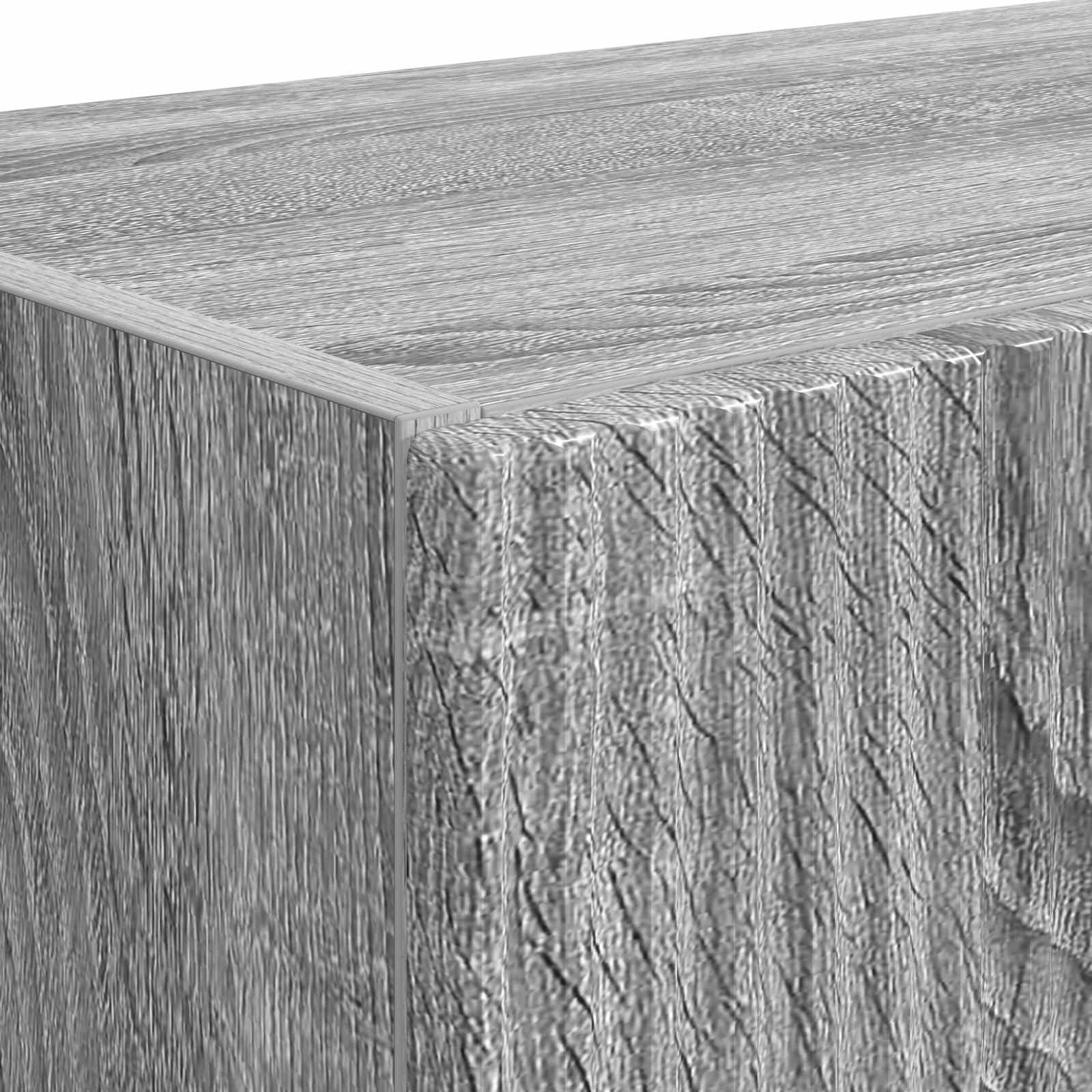 TV-Wandschrank 2 stk. Sonoma-Grau Holzwerkstoff