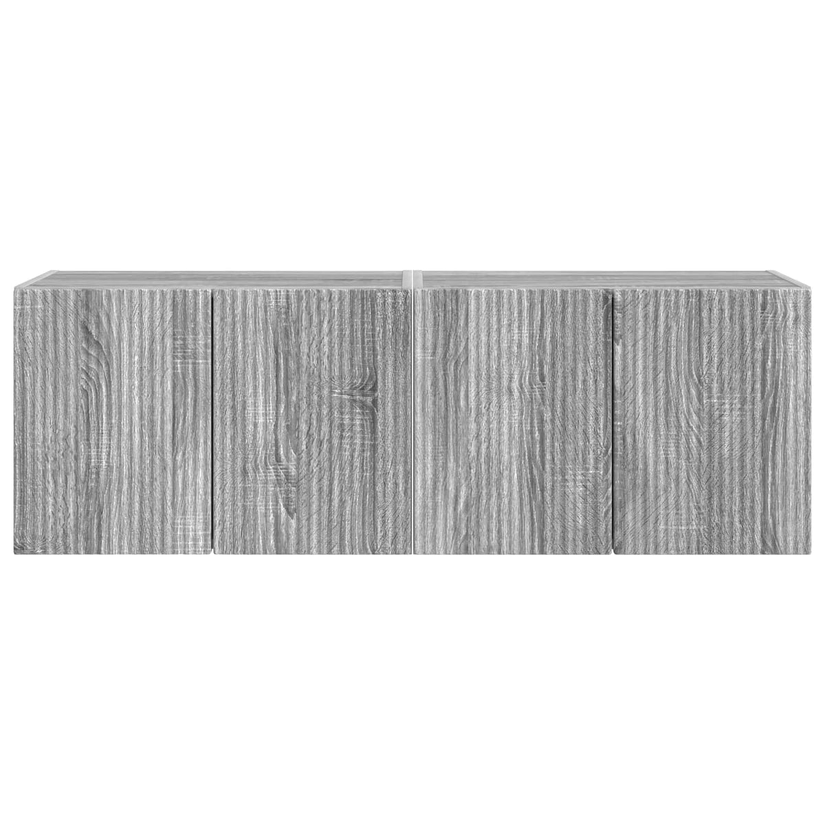 TV-Wandschrank 2 stk. Sonoma-Grau Holzwerkstoff