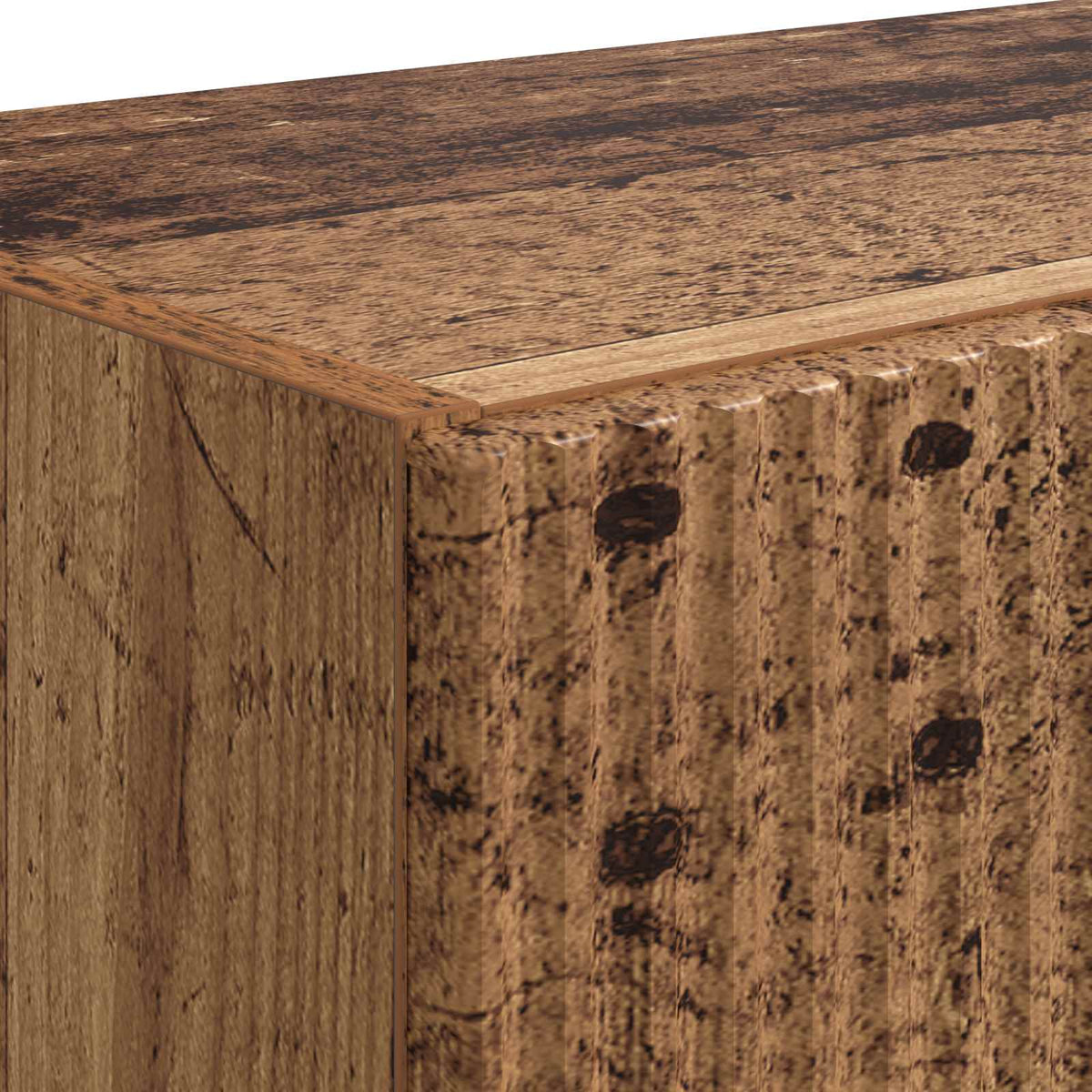 TV-Wandschrank 2 stk. Altholz Holzwerkstoff