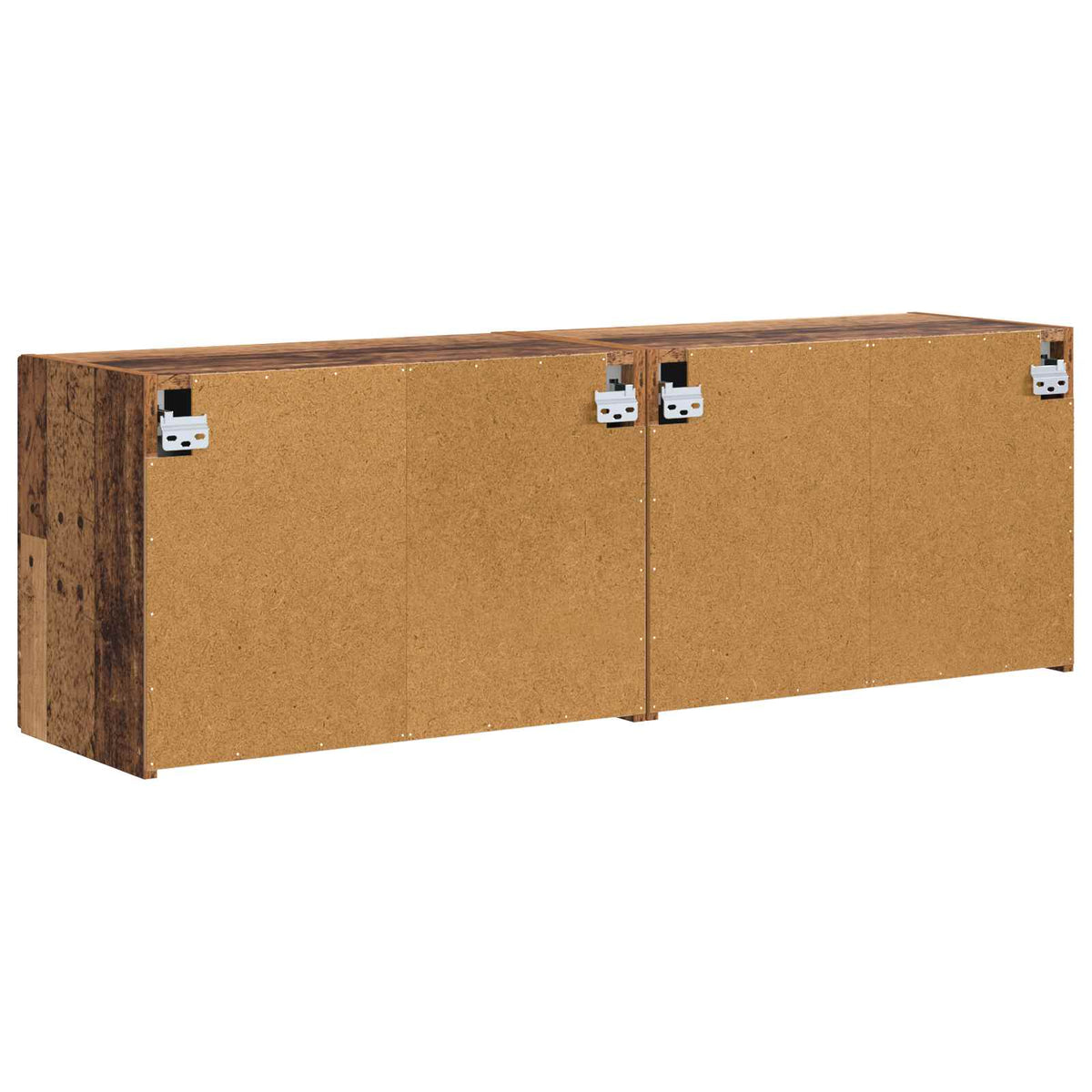 TV-Wandschrank 2 stk. Altholz Holzwerkstoff