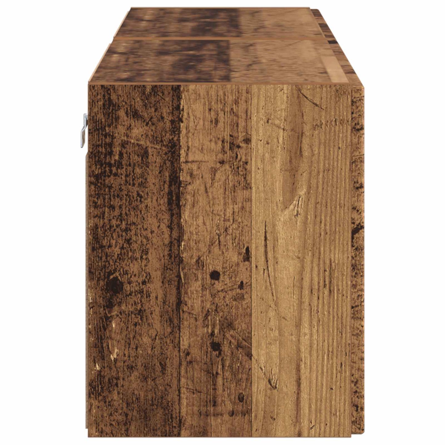 TV-Wandschrank 2 stk. Altholz Holzwerkstoff
