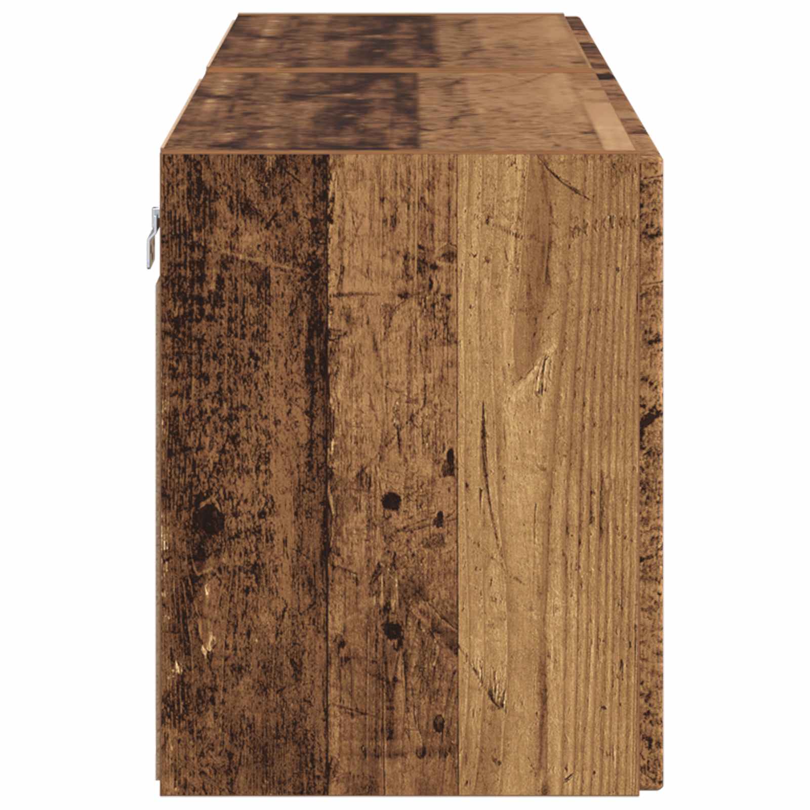 TV-Wandschrank 2 stk. Altholz Holzwerkstoff