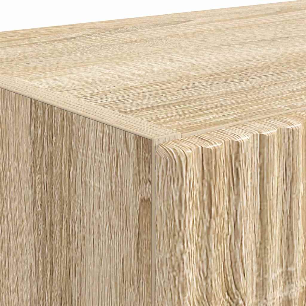 TV-Wandschrank 59,5 x 31 x 80 cm Sonoma-Eiche Holzwerkstoff