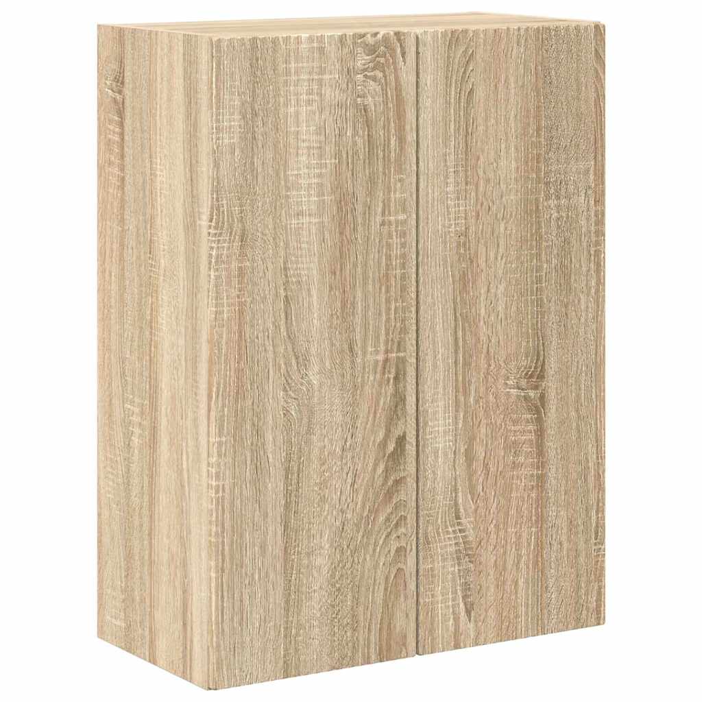 TV-Wandschrank 59,5 x 31 x 80 cm Sonoma-Eiche Holzwerkstoff
