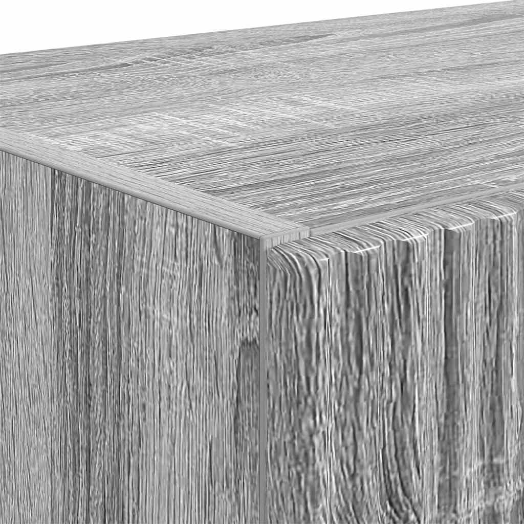 TV-Wandschrank 59,5 x 31 x 80 cm Sonoma-Grau Holzwerkstoff