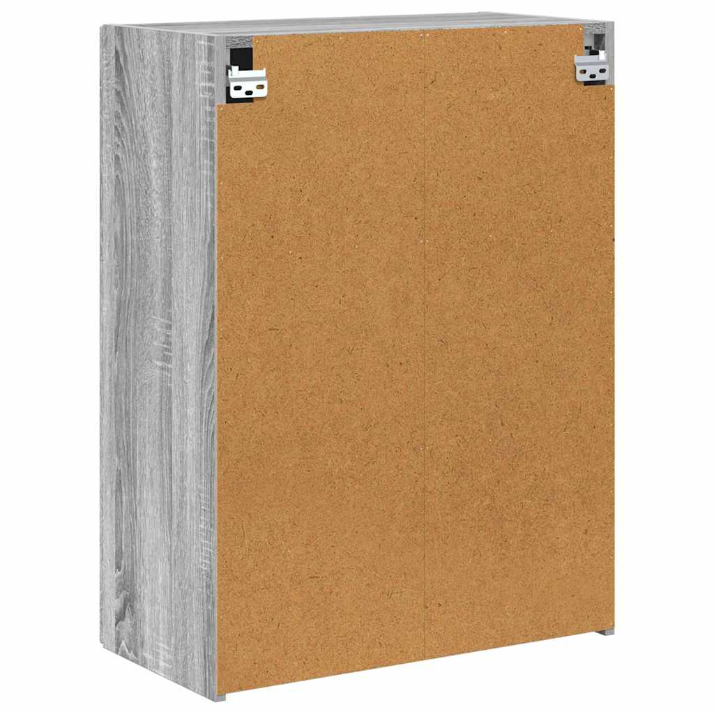 TV-Wandschrank 59,5 x 31 x 80 cm Sonoma-Grau Holzwerkstoff