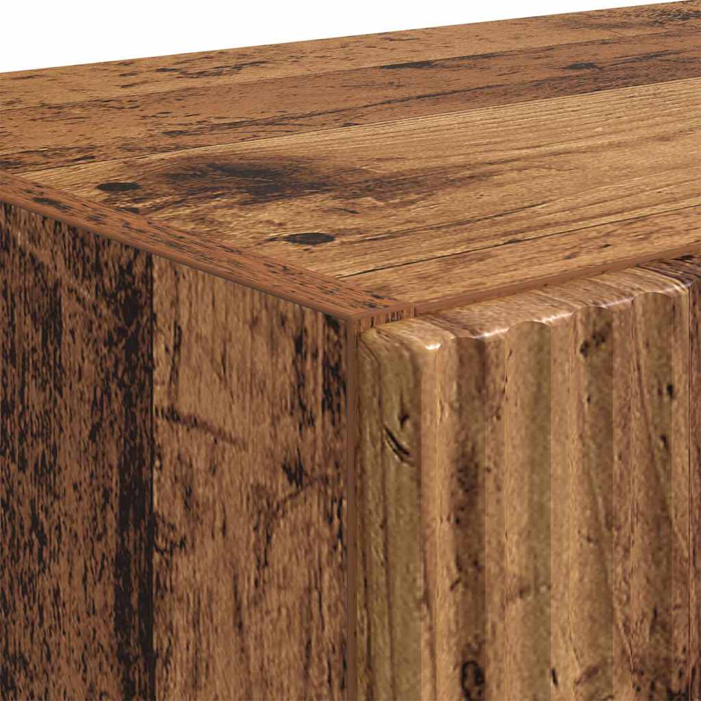 TV-Wandschrank 59,5 x 31 x 80 cm Altholz Holzwerkstoff