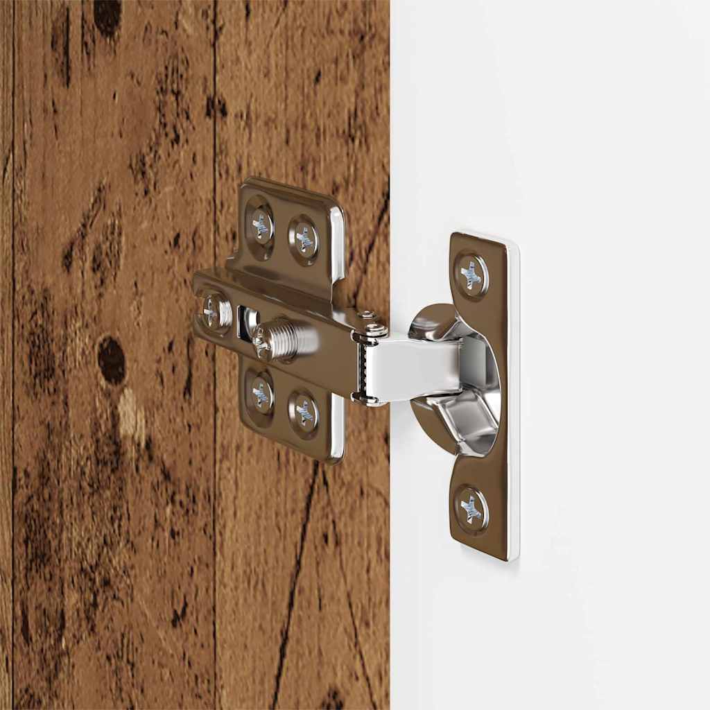 TV-Wandschrank 59,5 x 31 x 80 cm Altholz Holzwerkstoff