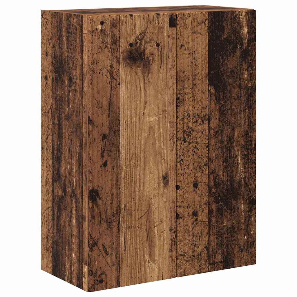 TV-Wandschrank 59,5 x 31 x 80 cm Altholz Holzwerkstoff