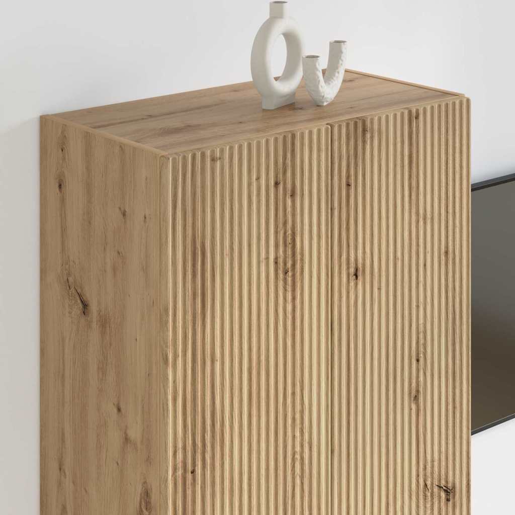 TV-Wandschrank 59,5 x 31 x 80 cm Artisan-Eiche Holzwerkstoff
