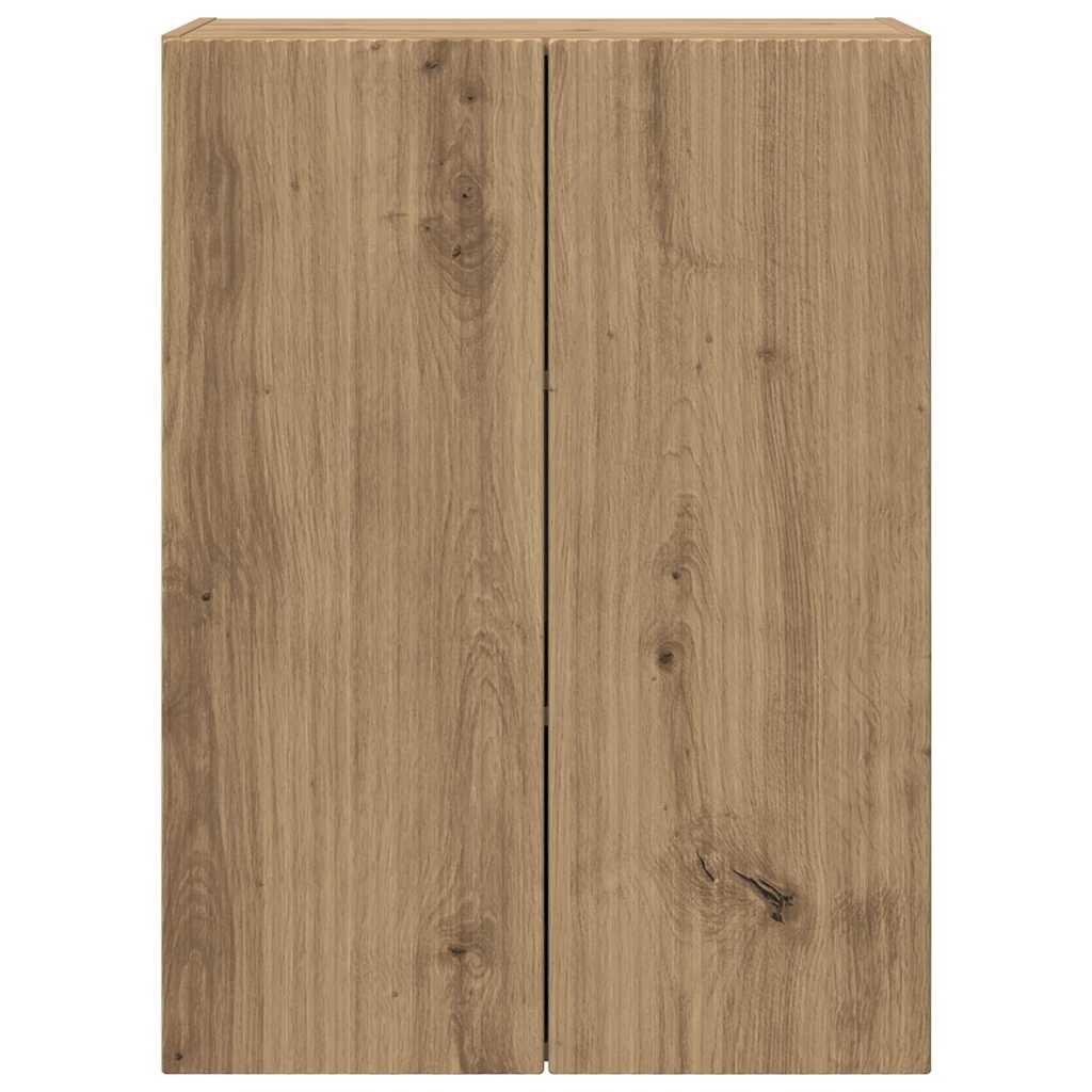 TV-Wandschrank 59,5 x 31 x 80 cm Artisan-Eiche Holzwerkstoff