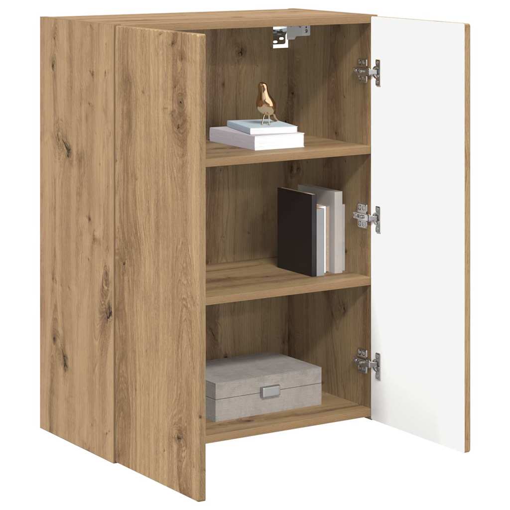 TV-Wandschrank 59,5 x 31 x 80 cm Artisan-Eiche Holzwerkstoff
