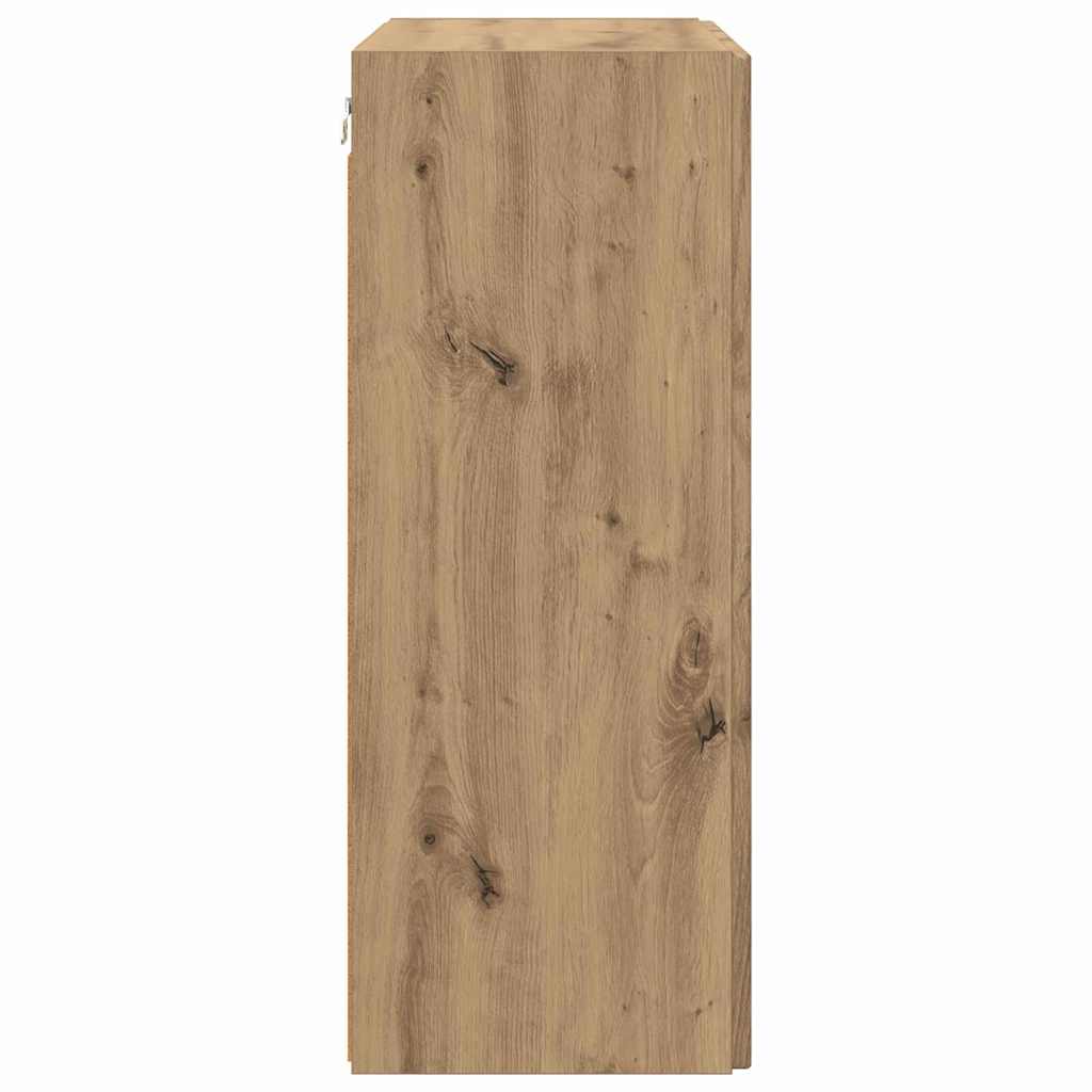 TV-Wandschrank 59,5 x 31 x 80 cm Artisan-Eiche Holzwerkstoff