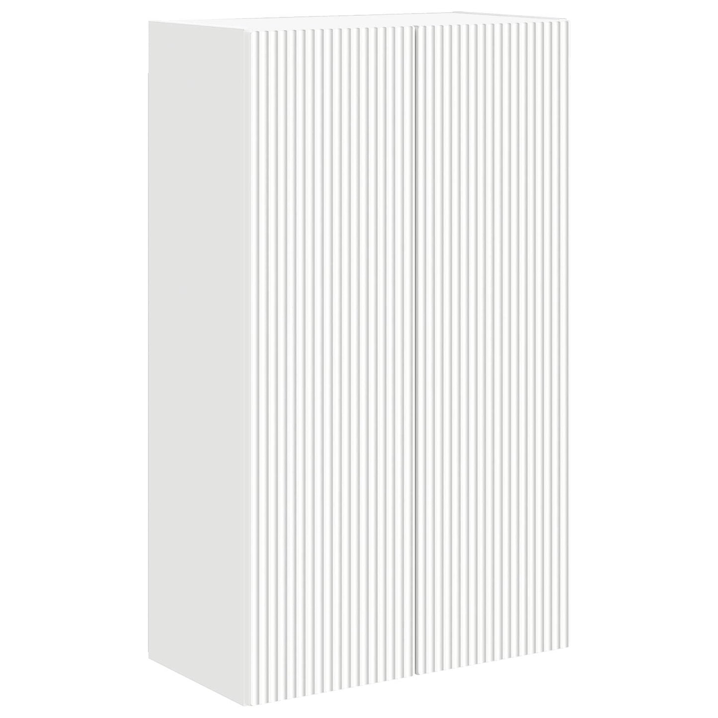 TV-Wandschrank 59,5 x 31 x 100 cm Weiß Holzwerkstoff