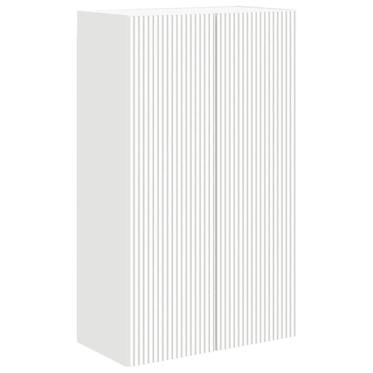 TV-Wandschrank 59,5 x 31 x 100 cm Weiß Holzwerkstoff