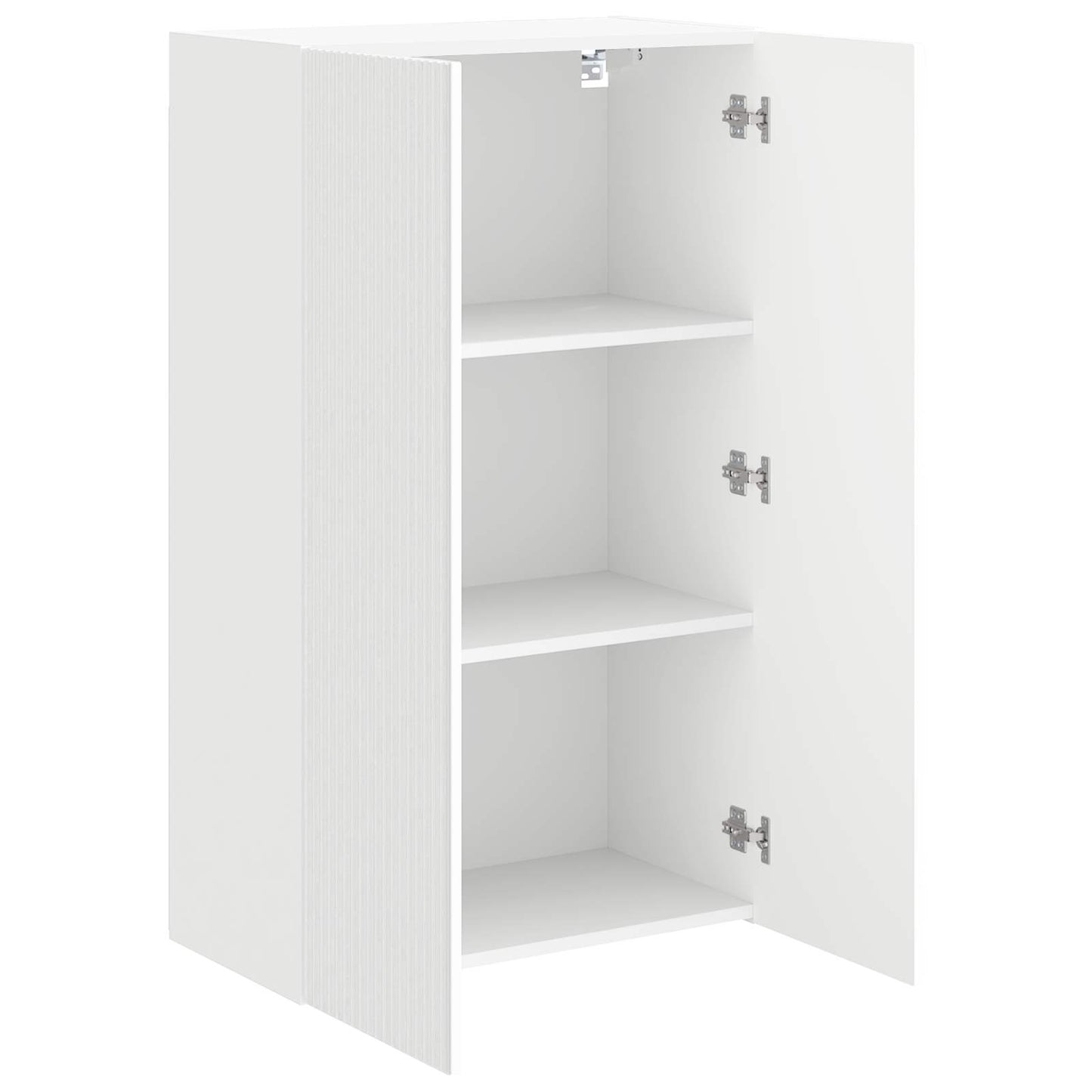 TV-Wandschrank 59,5 x 31 x 100 cm Weiß Holzwerkstoff