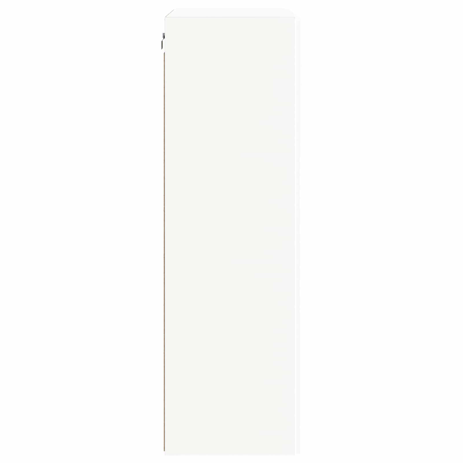 TV-Wandschrank 59,5 x 31 x 100 cm Weiß Holzwerkstoff