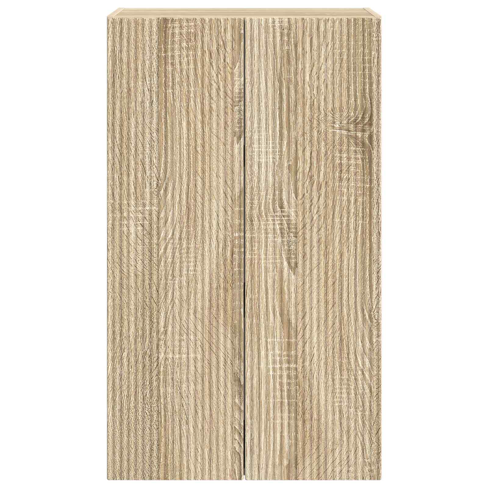 TV-Wandschrank 59,5 x 31 x 100 cm Sonoma-Eiche Holzwerkstoff