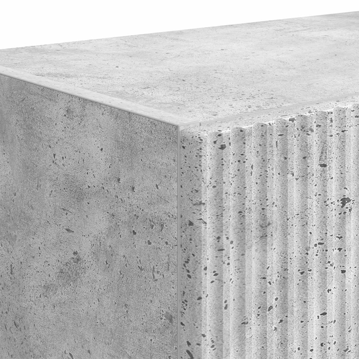 TV-Wandschrank 59,5 x 31 x 100 cm Betongrau Holzwerkstoff