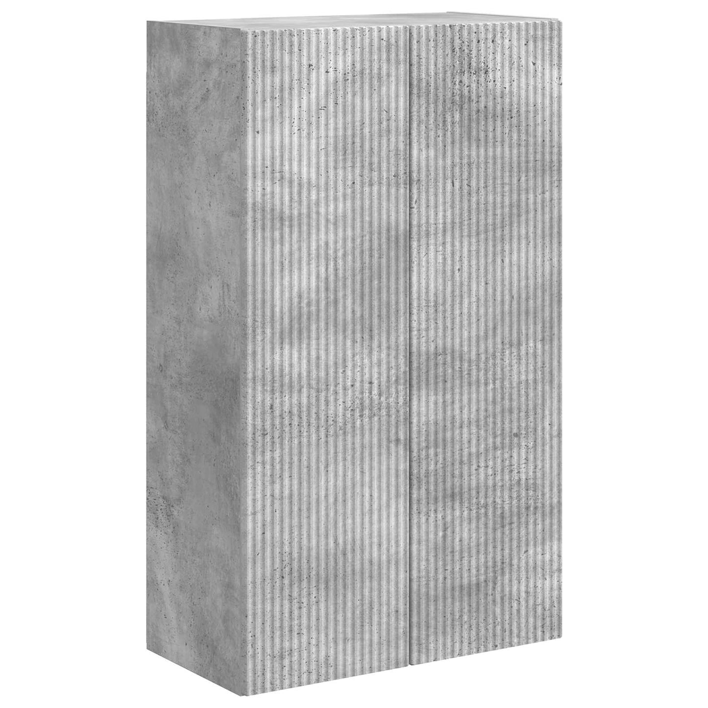 TV-Wandschrank 59,5 x 31 x 100 cm Betongrau Holzwerkstoff