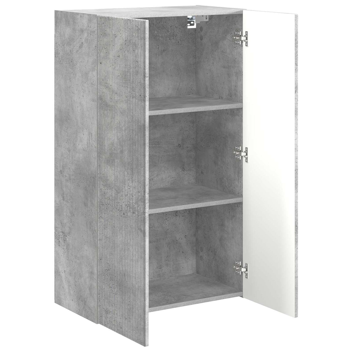 TV-Wandschrank 59,5 x 31 x 100 cm Betongrau Holzwerkstoff