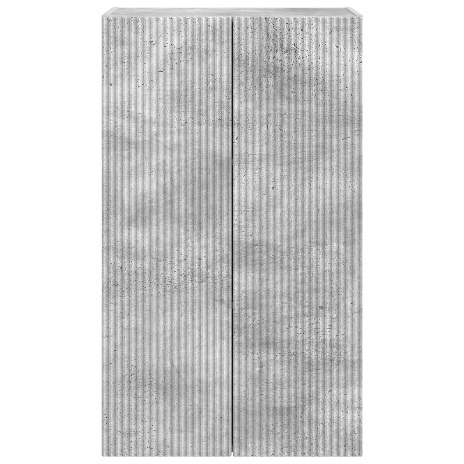 TV-Wandschrank 59,5 x 31 x 100 cm Betongrau Holzwerkstoff