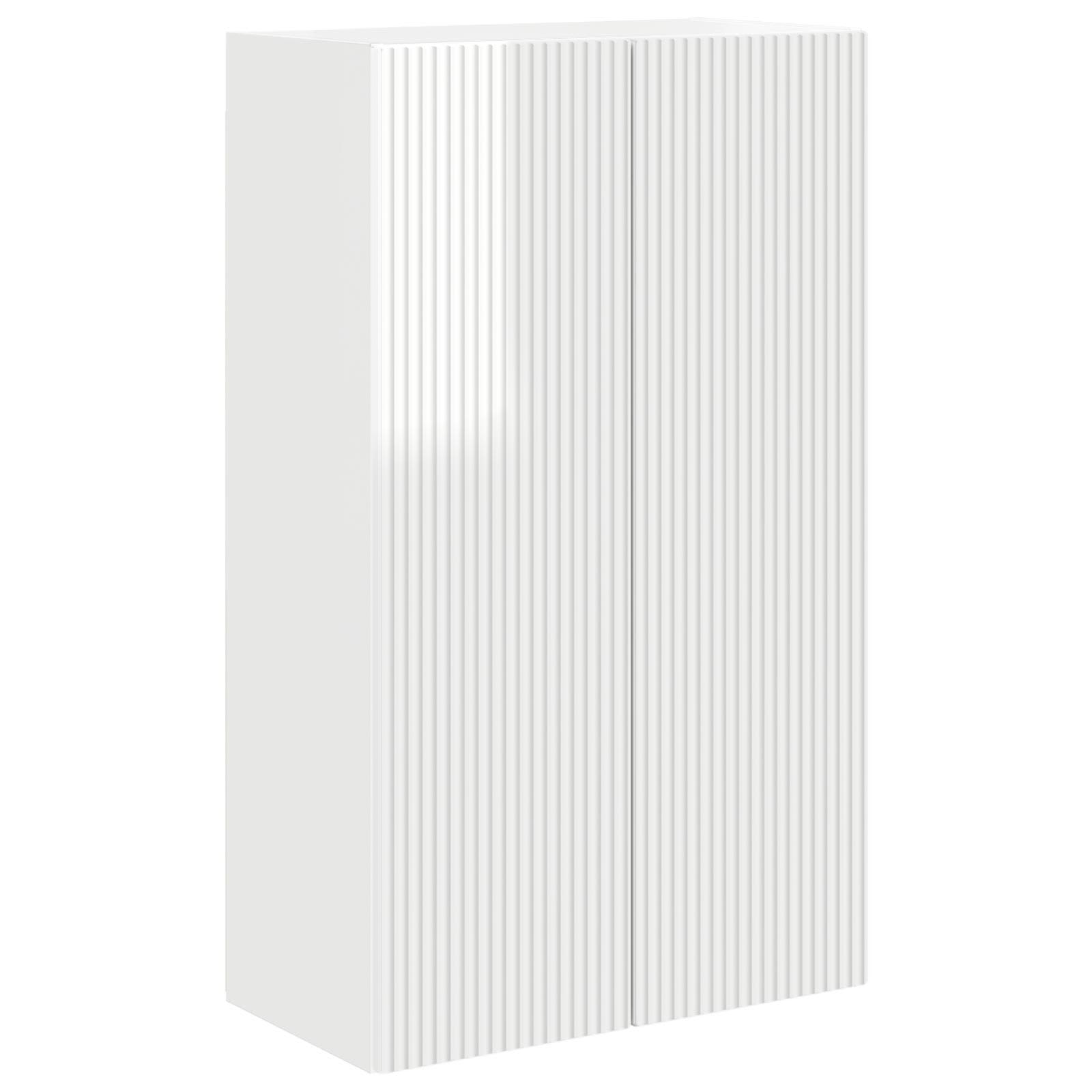 TV-Wandschrank 59,5 x 31 x 100 cm Hochglanz Weiß Holzwerkstoff