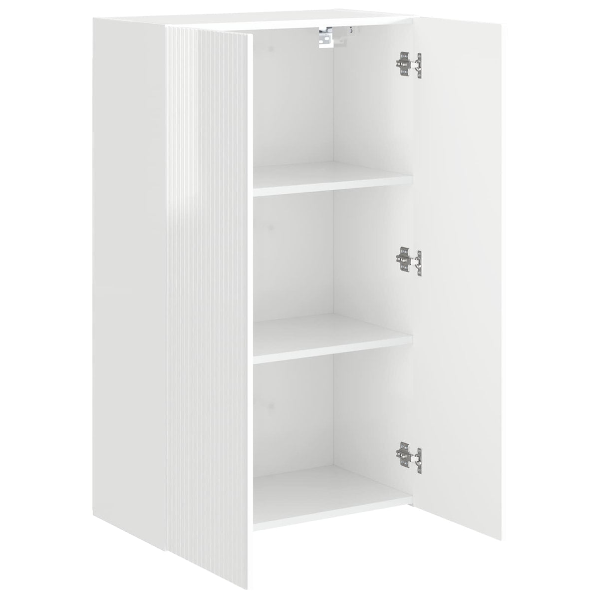 TV-Wandschrank 59,5 x 31 x 100 cm Hochglanz Weiß Holzwerkstoff