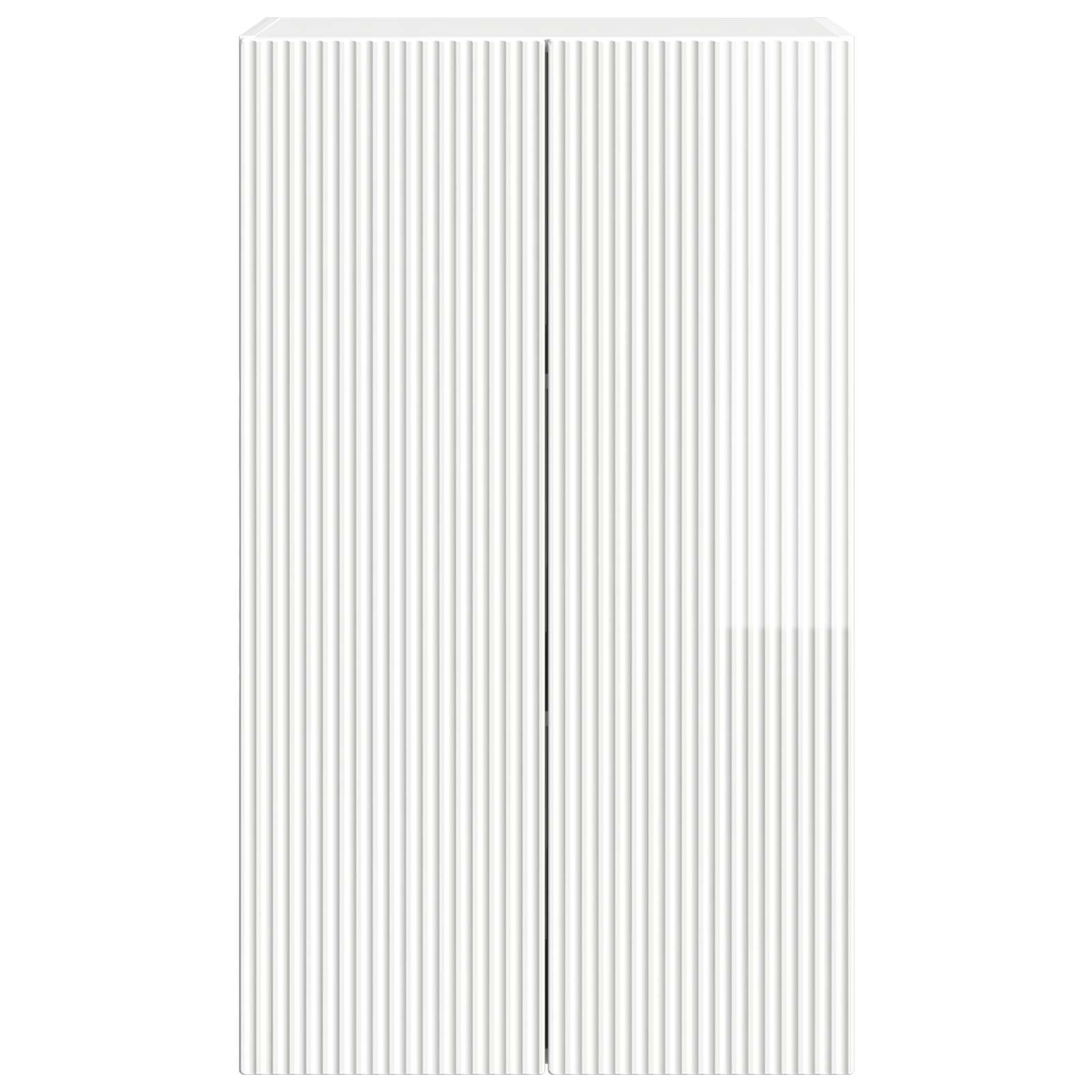 TV-Wandschrank 59,5 x 31 x 100 cm Hochglanz Weiß Holzwerkstoff