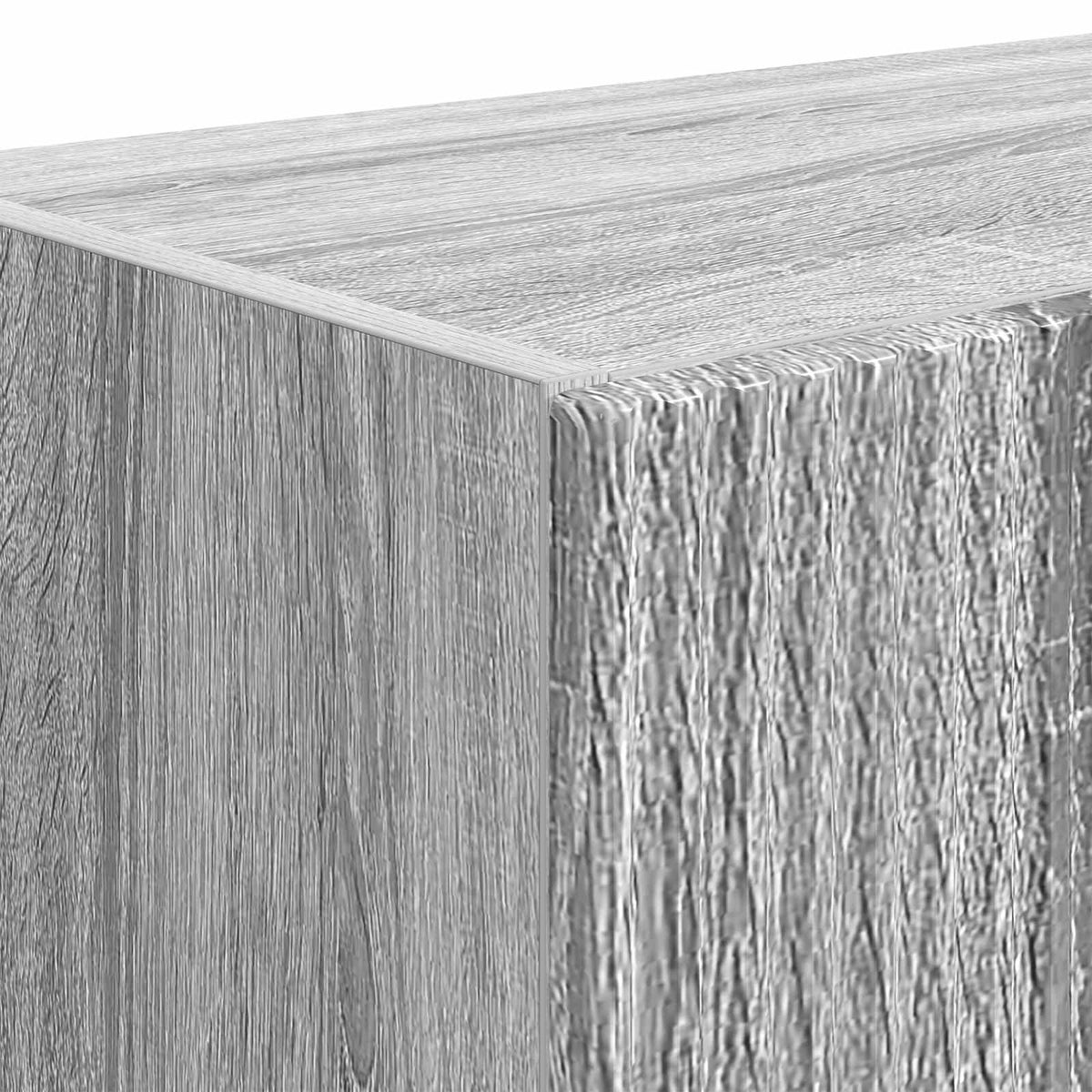 TV-Wandschrank 59,5 x 31 x 100 cm Sonoma-Grau Holzwerkstoff