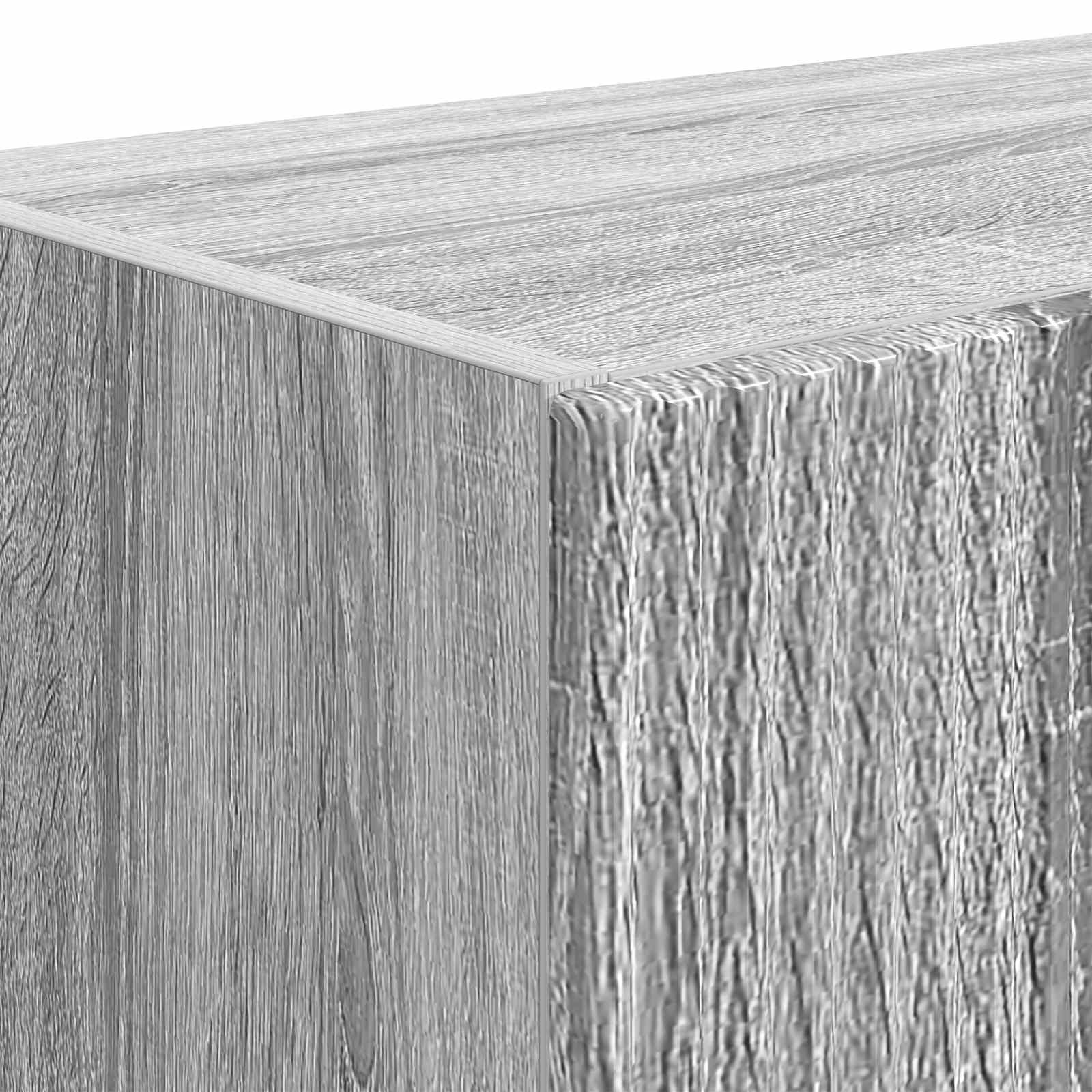 TV-Wandschrank 59,5 x 31 x 100 cm Sonoma-Grau Holzwerkstoff