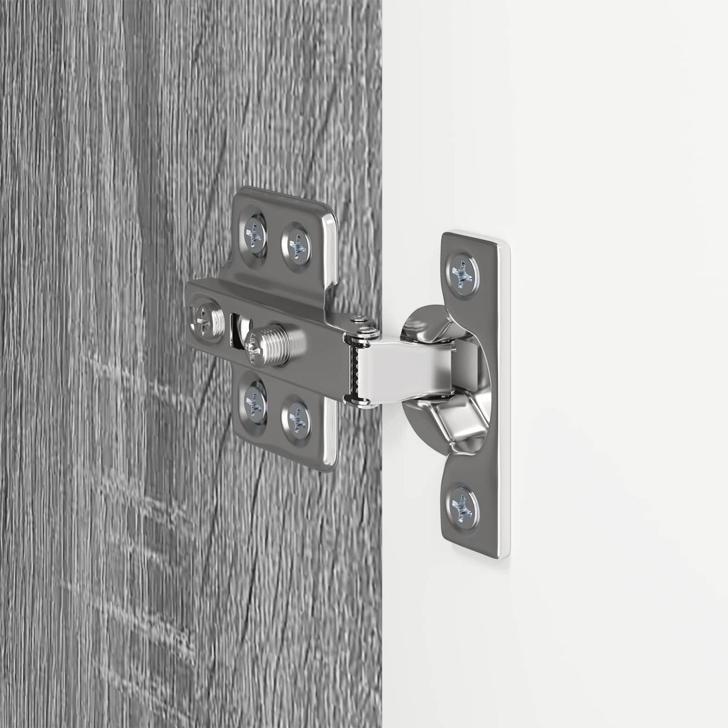 TV-Wandschrank 59,5 x 31 x 100 cm Sonoma-Grau Holzwerkstoff