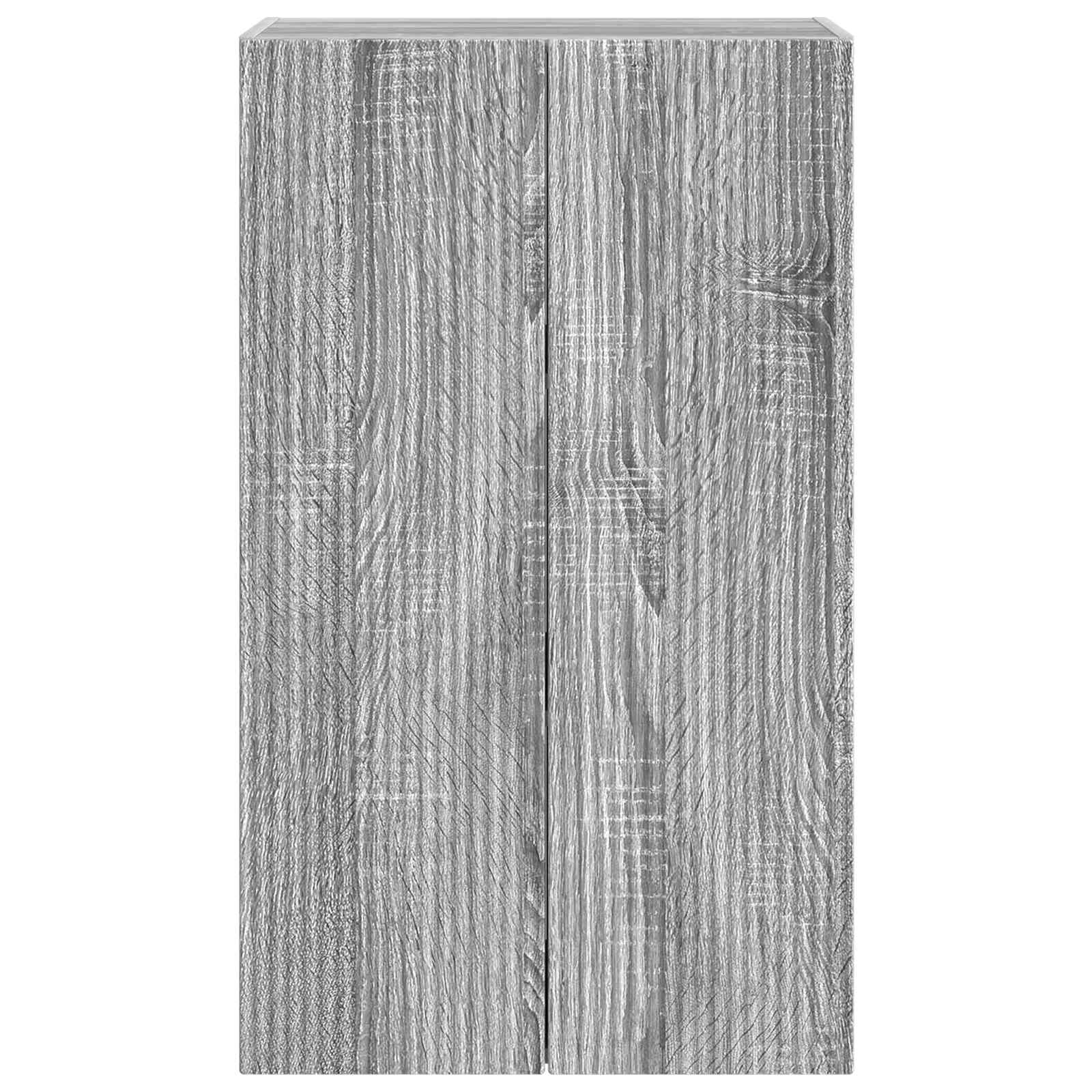 TV-Wandschrank 59,5 x 31 x 100 cm Sonoma-Grau Holzwerkstoff