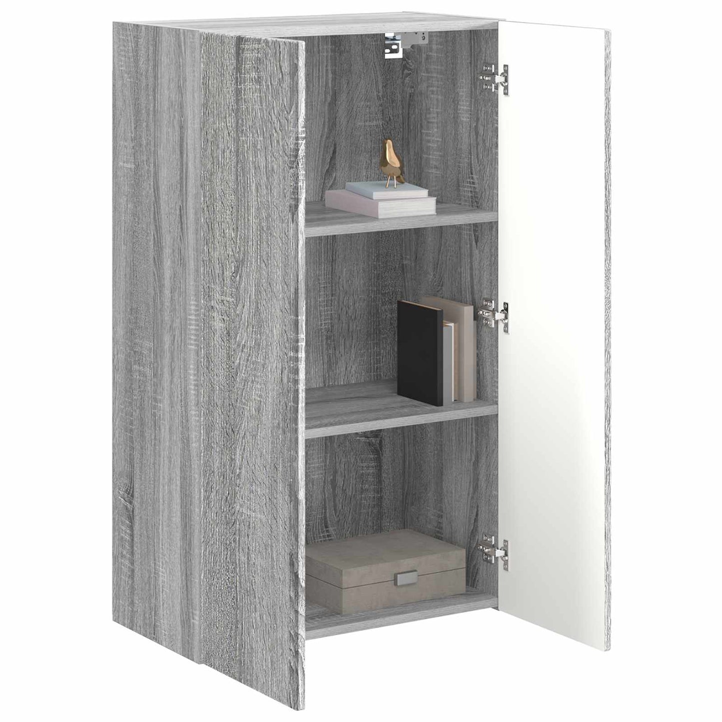 TV-Wandschrank 59,5 x 31 x 100 cm Sonoma-Grau Holzwerkstoff