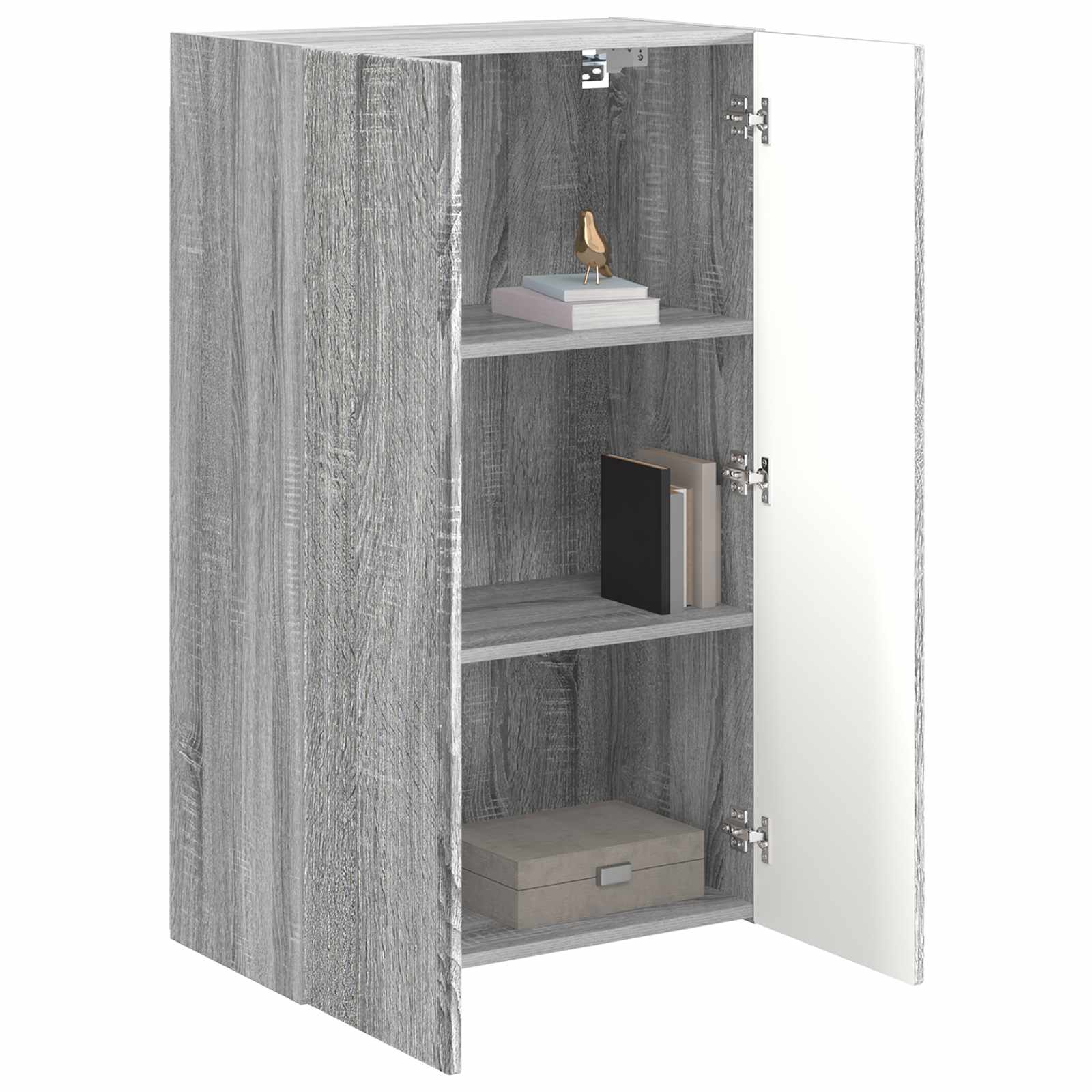 TV-Wandschrank 59,5 x 31 x 100 cm Sonoma-Grau Holzwerkstoff