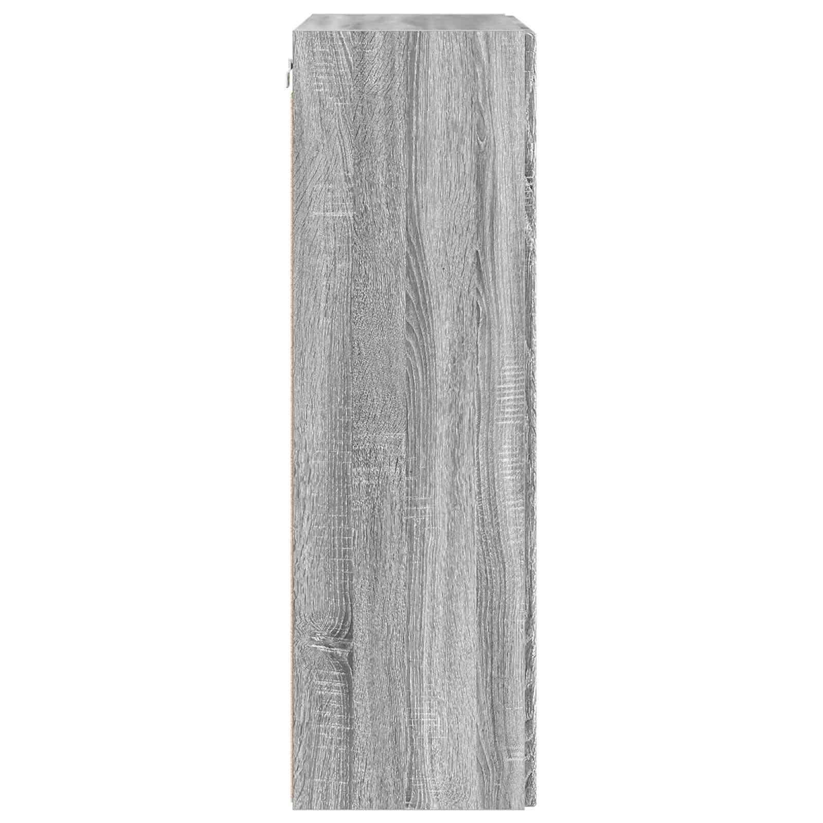 TV-Wandschrank 59,5 x 31 x 100 cm Sonoma-Grau Holzwerkstoff