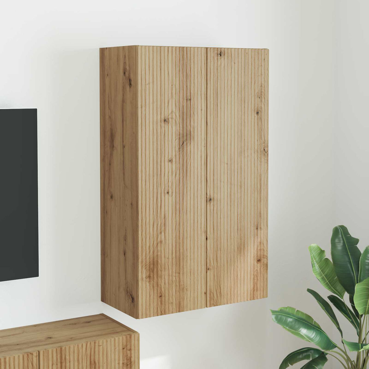 TV-Wandschrank 59,5 x 31 x 100 cm Artisan-Eiche Holzwerkstoff