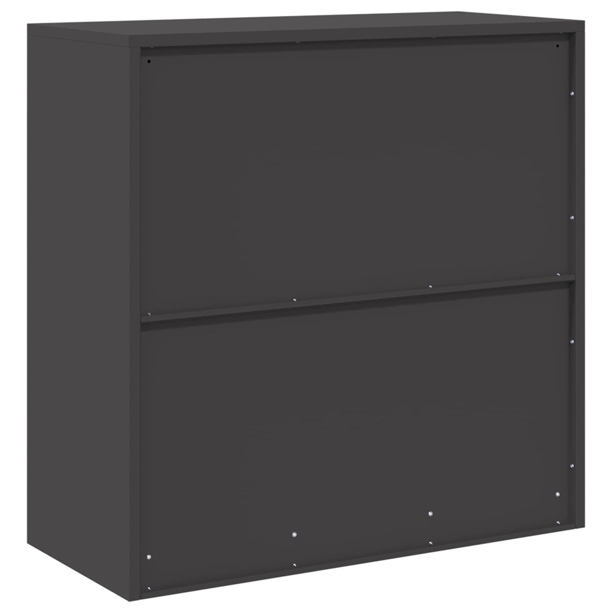 Aufbewahrungsschrank Schwarz 90 x 40 x 90 cm Stahl
