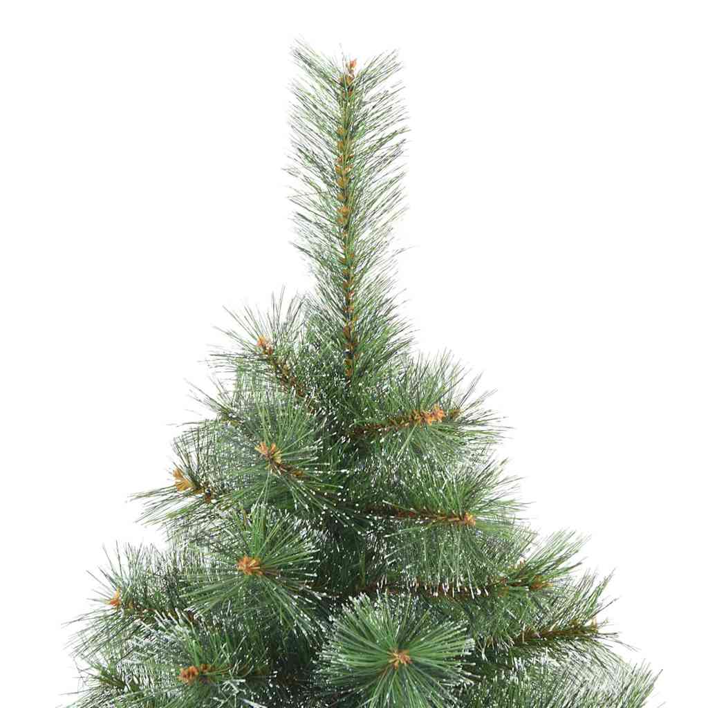 Künstlicher Scharnier-Weihnachtsbaum schneebedeckt Grün 180 cm