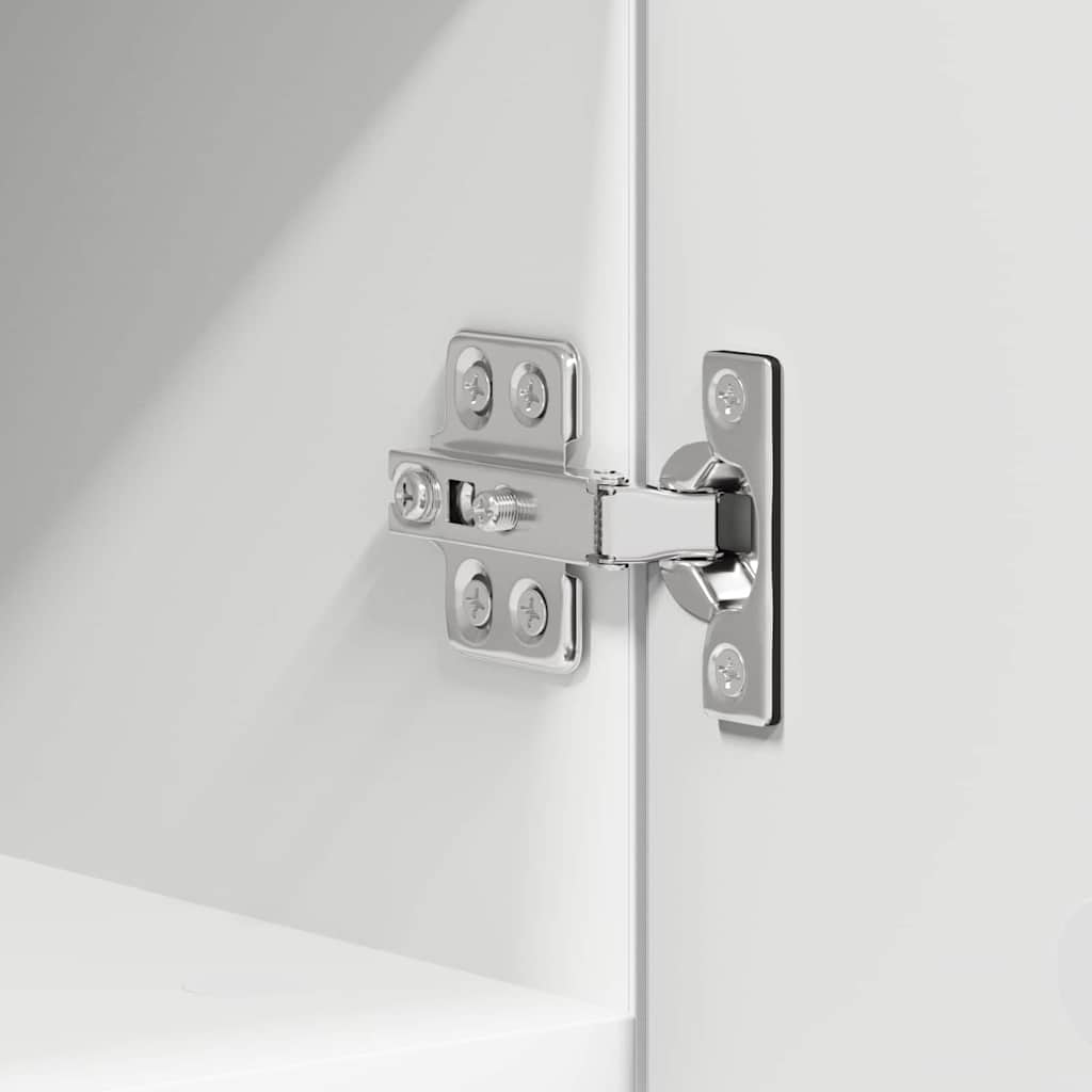Hängeschrank 2 stk. Weiß Holzwerkstoff