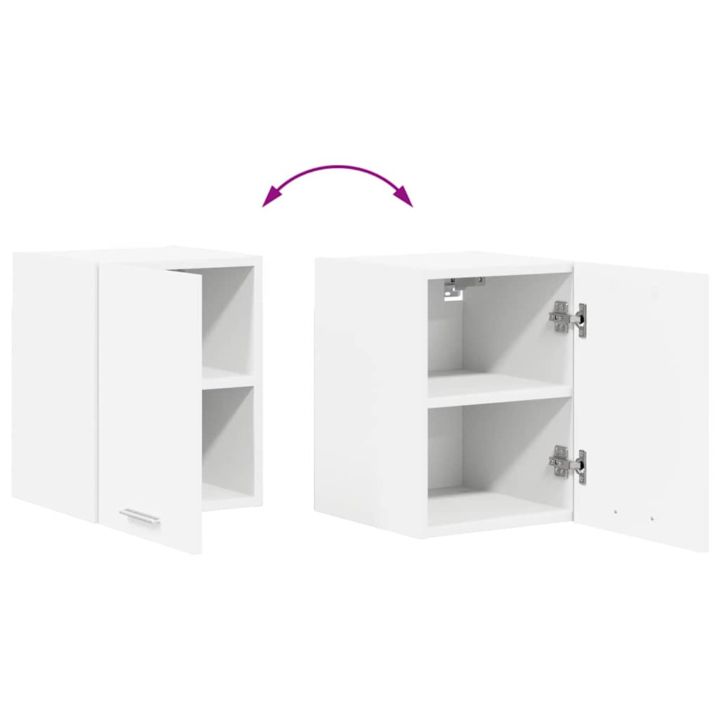 Hängeschrank 2 stk. Weiß Holzwerkstoff